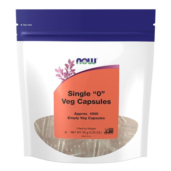 NOW Foods EMPTY VCAPS '0' EMPTY 1000 CAPS