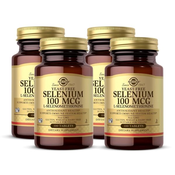 Solgar Yeast-Free Selenium 100 mcg Tablets