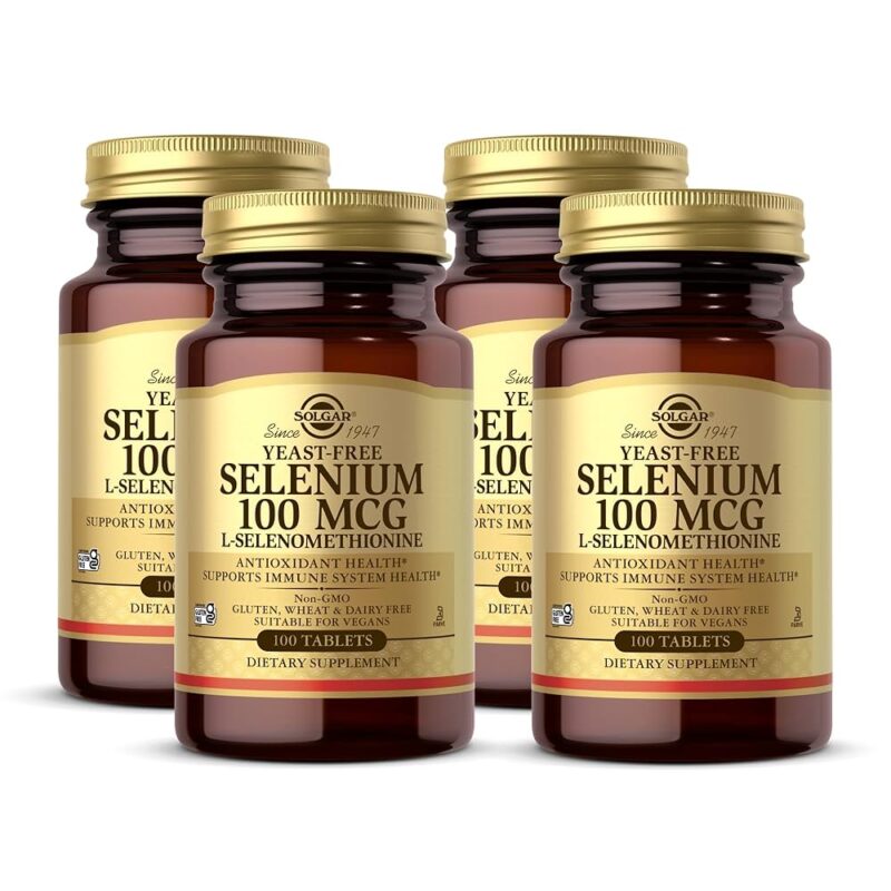 Solgar Yeast-Free Selenium 100 mcg Tablets