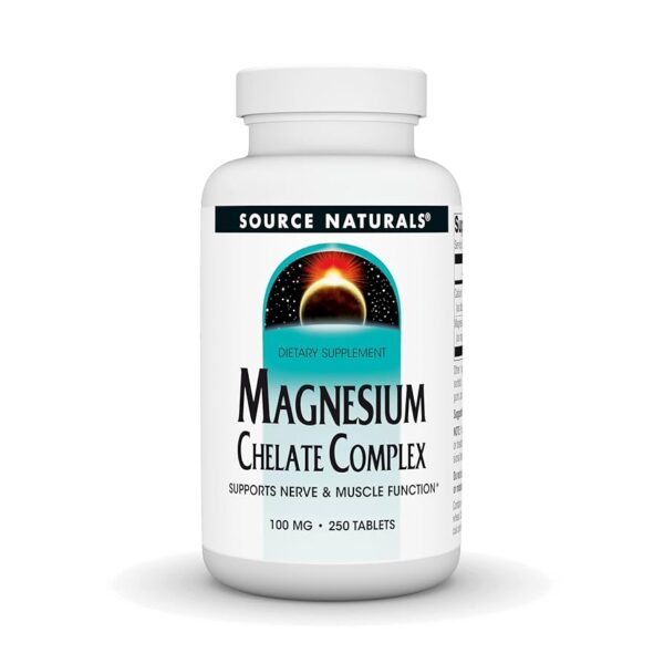 Source Naturals Magnesium Chelate Complex 100 mg