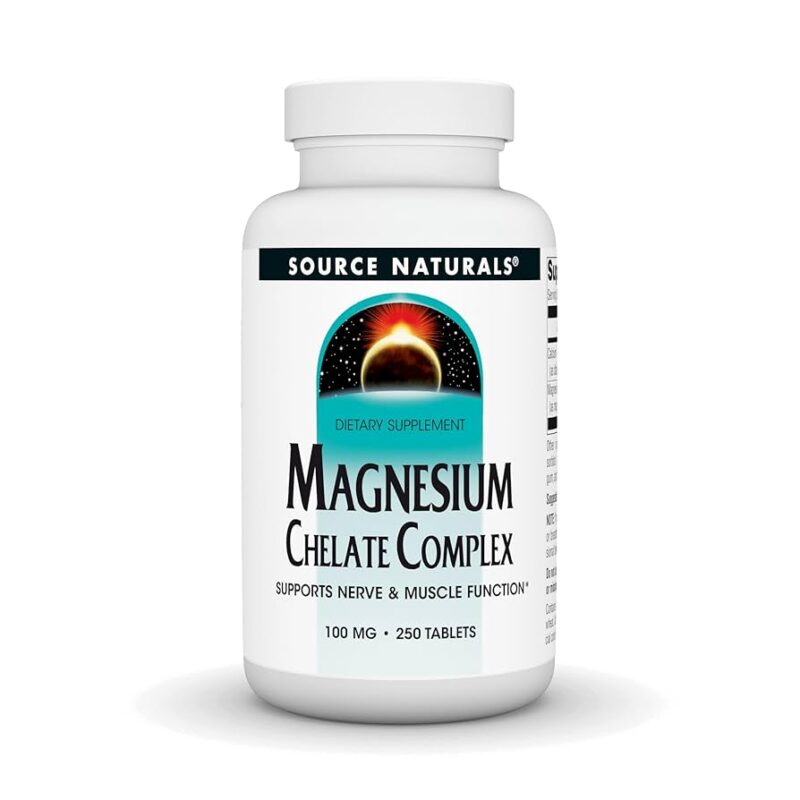 Source Naturals Magnesium Chelate Complex 100 mg