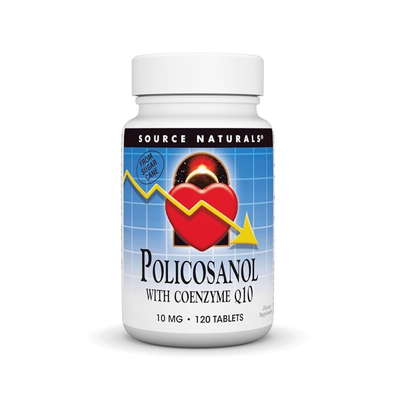 Source Naturals Policosanol with Coenzyme Q10 10 mg