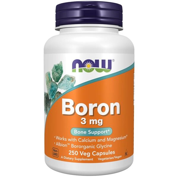 NOW Foods BORON 3mg 250 VCAPS