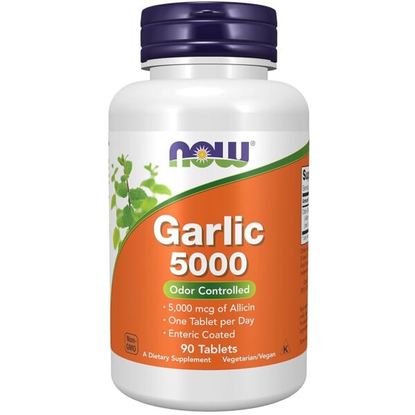 NOW Foods GARLIC 5000 ENTERIC 90 TABS