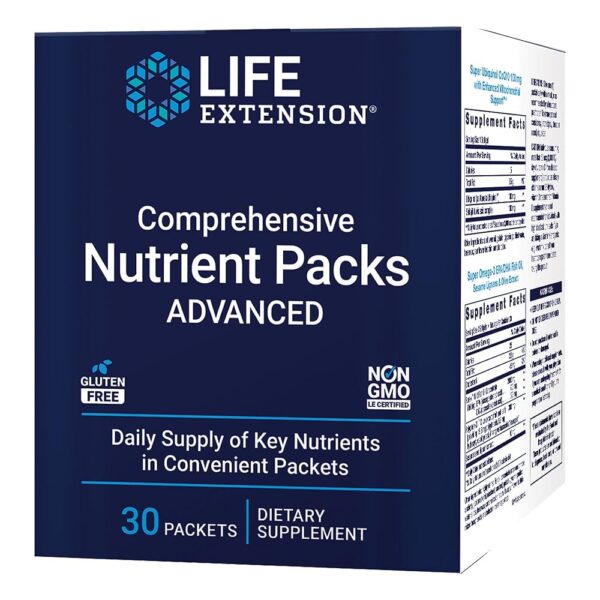 Life Extension Comprehensive Nutrient Packs ADVANCED 30 Packets