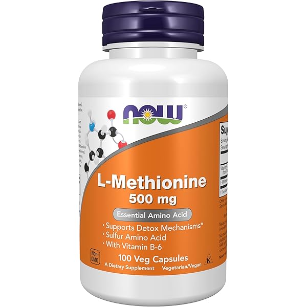 NOW Foods L-METHIONINE 500mg 100 VCAPS
