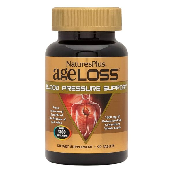 Natures Plus AGELOSS BLOOD PRESSURE TABS 90
