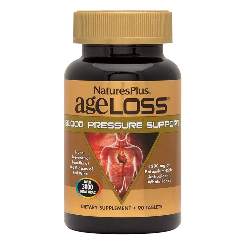 Natures Plus AGELOSS BLOOD PRESSURE TABS 90