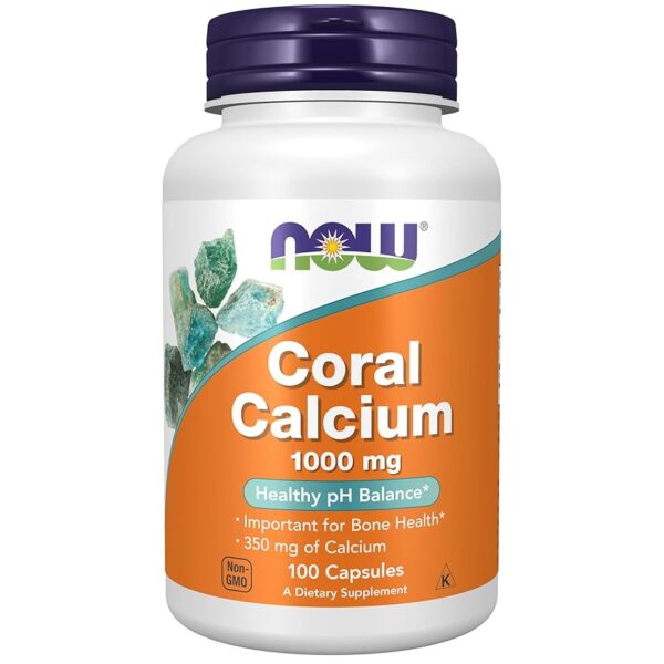NOW Foods CORAL CALCIUM 1000MG 100 VCAPS