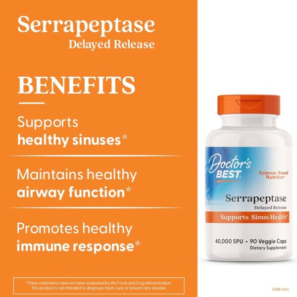 Doctor's Best Serrapeptase 40,000SPU