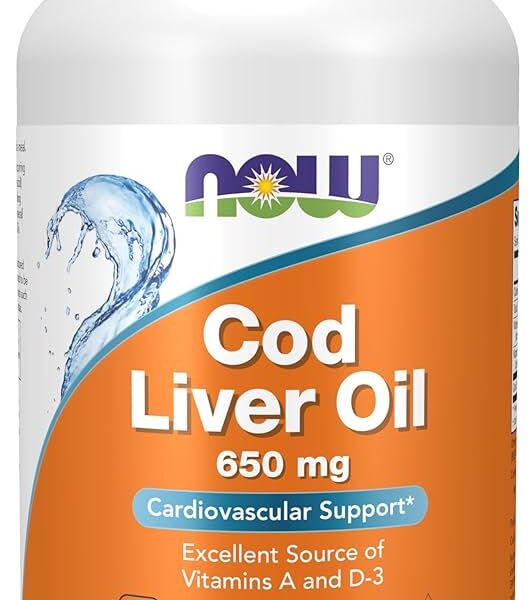 NOW Foods COD LIVER OIL 650MG 250 SGELS