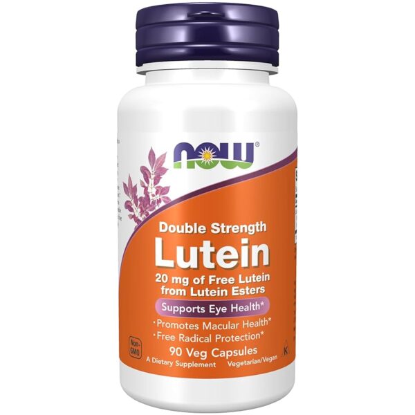 NOW Foods LUTEIN 20 MG (FROM ESTERS) 90 VCAPS