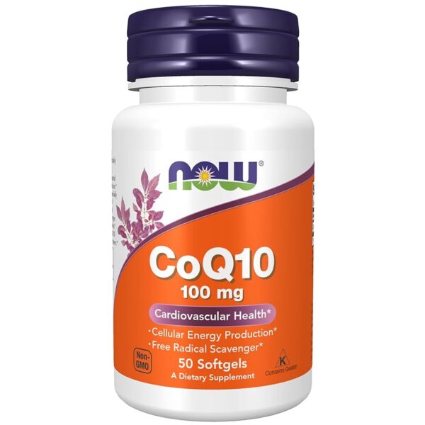 NOW Foods CoQ10 100mg 50 SGELS