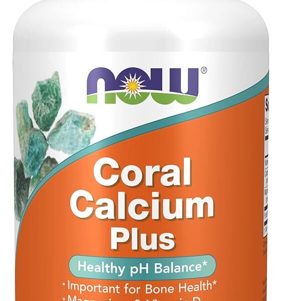 NOW Foods CORAL CALCIUM PLUS MAG, D 100 VCAPS