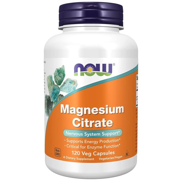 NOW Foods MAGNESIUM CITRATE CAPS 60 VCAPS