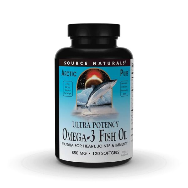 Source Naturals ArcticPure® Omega-3 Fish Oil, Ultra Potency 850 mg