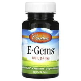 Carlson Laboratories E-Gems 100IU 100 Soft Gels