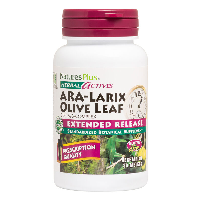 Natures Plus ^ARA-LARIX + OLIVE LEAF E/R TAB 30