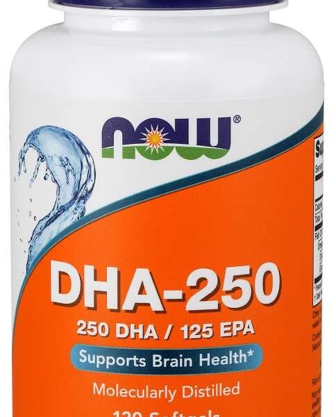 NOW Foods DHA-250mg 120 SGELS