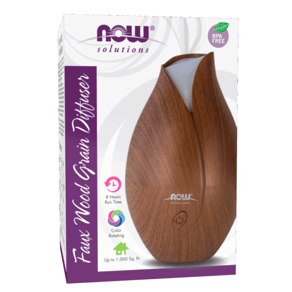 NOW Foods ULTRASONIC FAUX WOOD GRAIN DIFFUSER