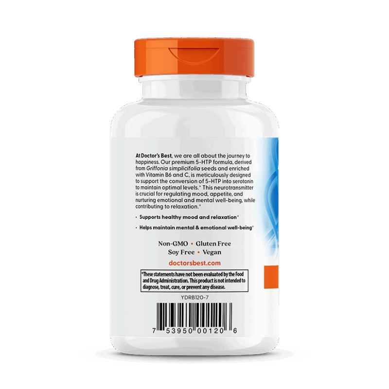 Doctor's Best 5-HTP Enhanced with Vitamins B6 and C