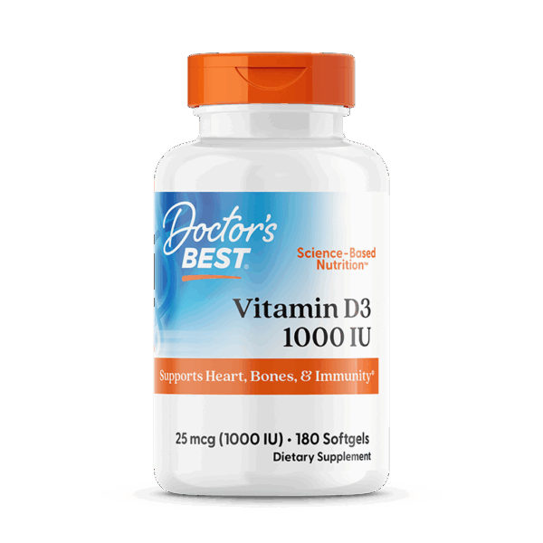 Doctor's Best Vitamin D3 1000IU