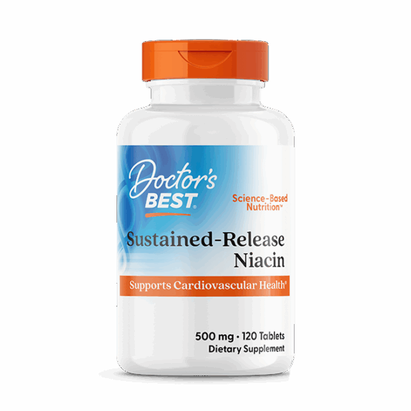 Doctor's Best Sustained Release Niacin 500mg