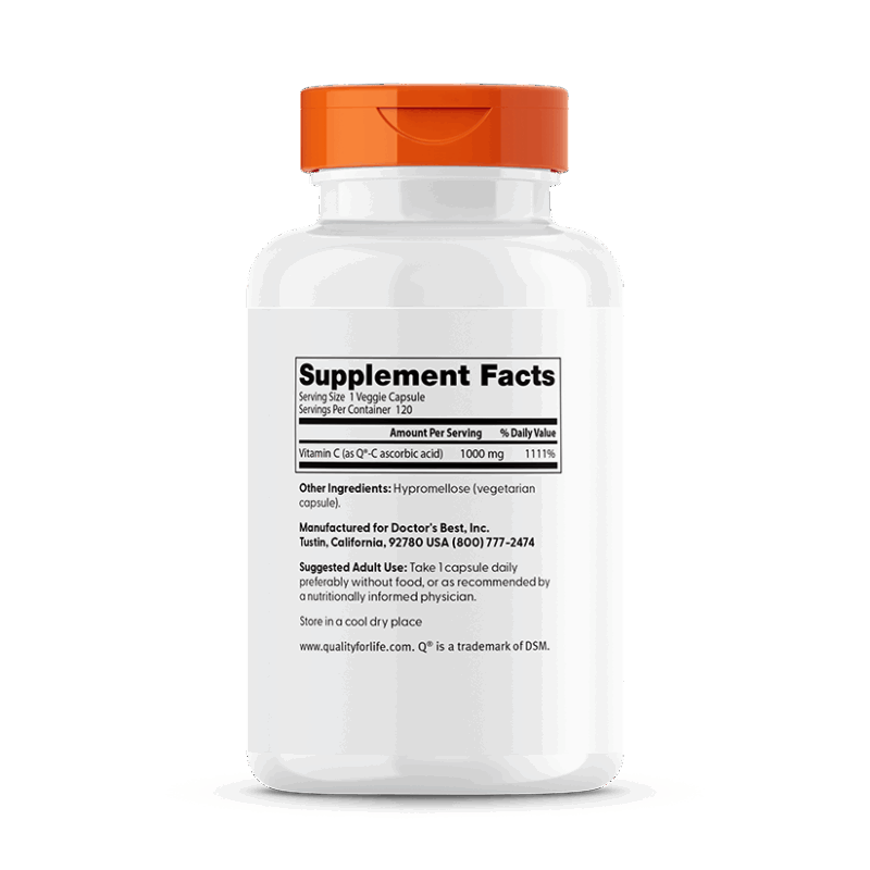 Doctor's Best Vitamin C with Q®-C 1000mg