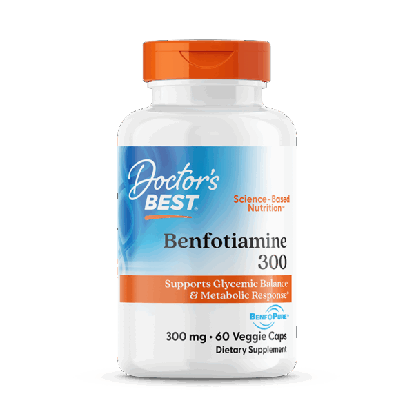 Doctor's Best Benfotiamine 300mg
