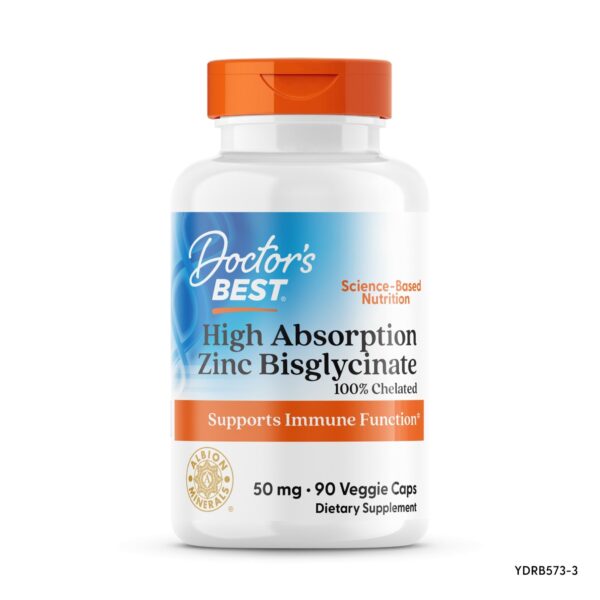 Doctor's Best Hi Abs Zinc Bisglycinate 50mg