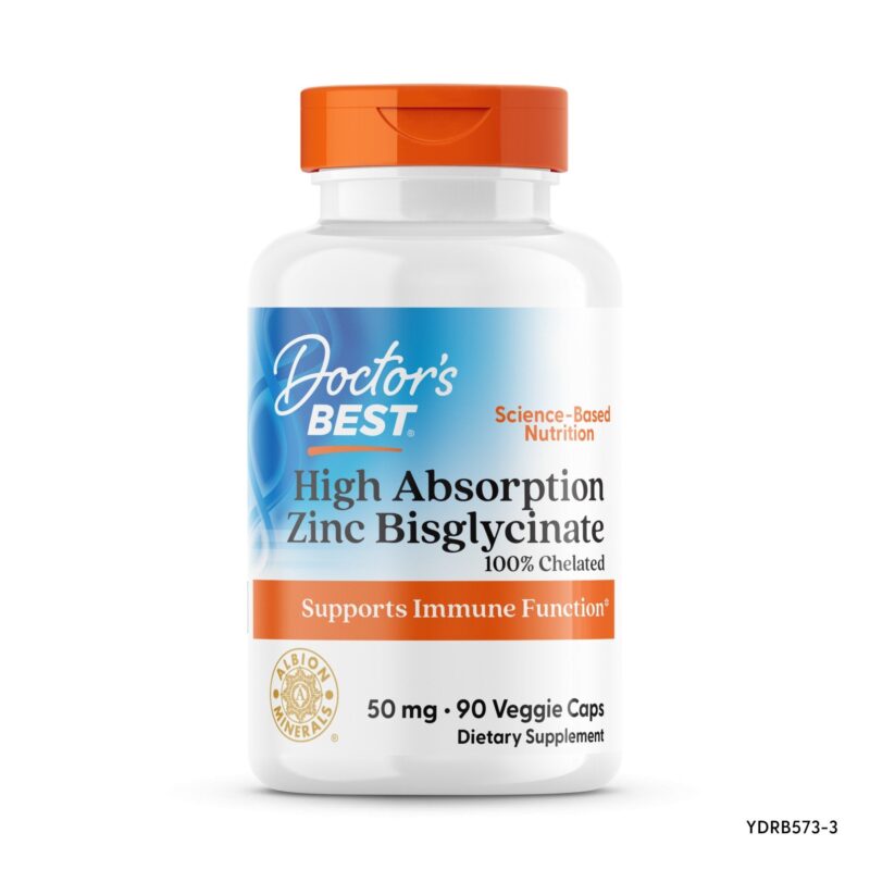 Doctor's Best Hi Abs Zinc Bisglycinate 50mg