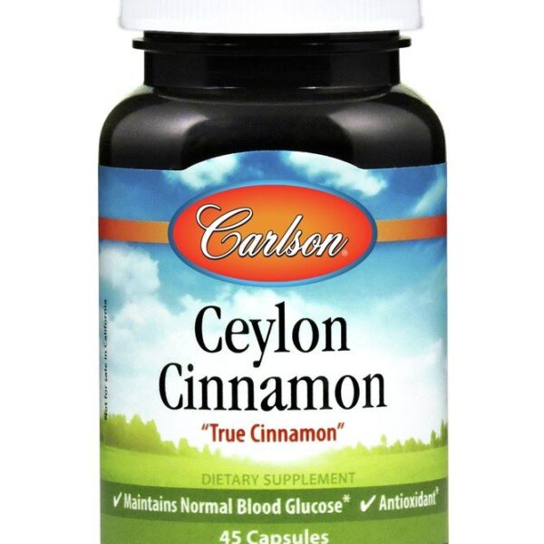 Carlson Laboratories Ceylon Cinnamon 45 Capsules