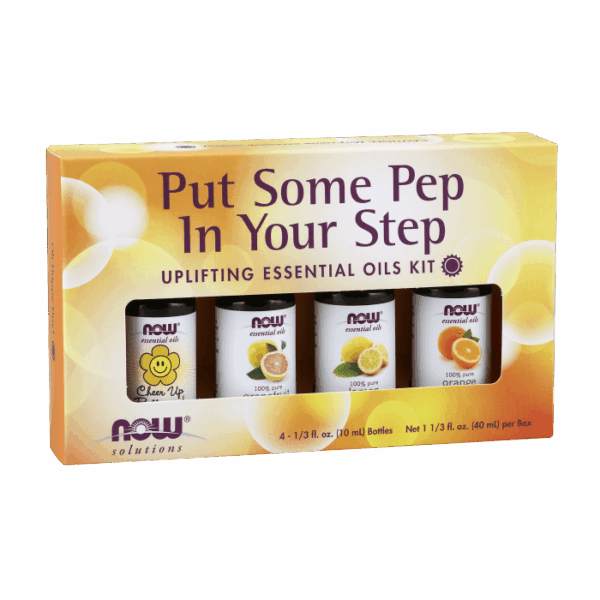 NOW Foods PUT SOME PEP IN YOUR STEP EO UPLIFTING KIT