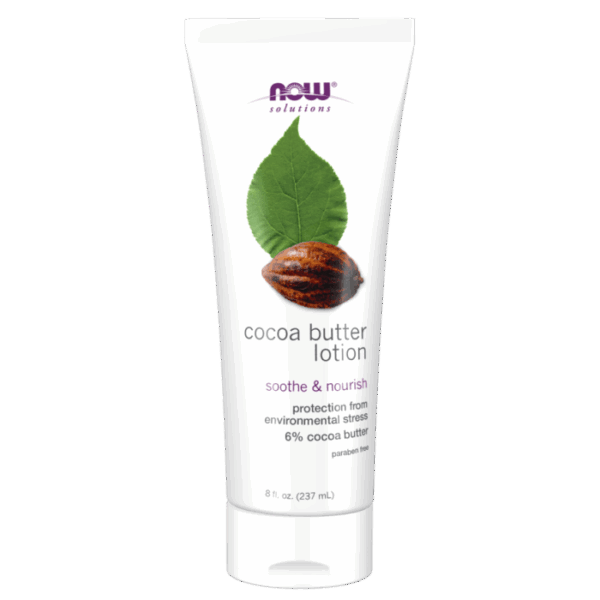 NOW Foods COCOA BUTTER LOTION 8 FL OZ
