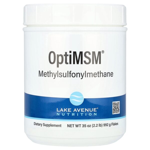 Lake Avenue Nutrition OptiMSM® Flakes, 35 oz (992 g)