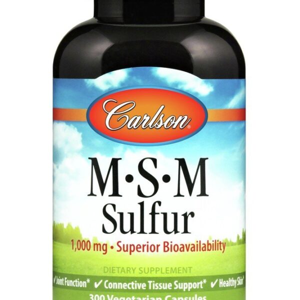 Carlson Laboratories MSM-Sulfur 300 Capsules