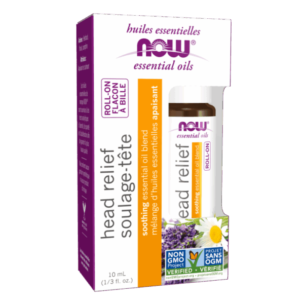 NOW Foods HEAD RELIEF EO BLEND ROLL-ON 10 ML