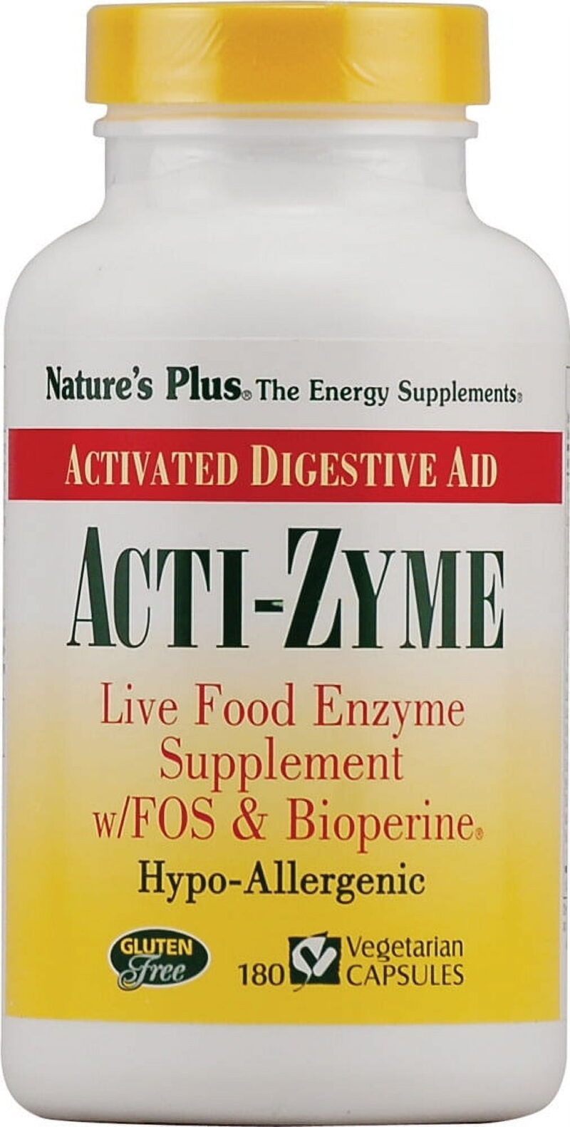 Natures Plus ACTI-ZYME VCAP 180