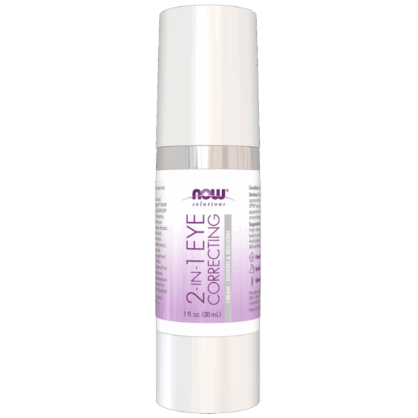 NOW Foods 2 IN 1 CORRECTING EYE CREAM 1 OZ