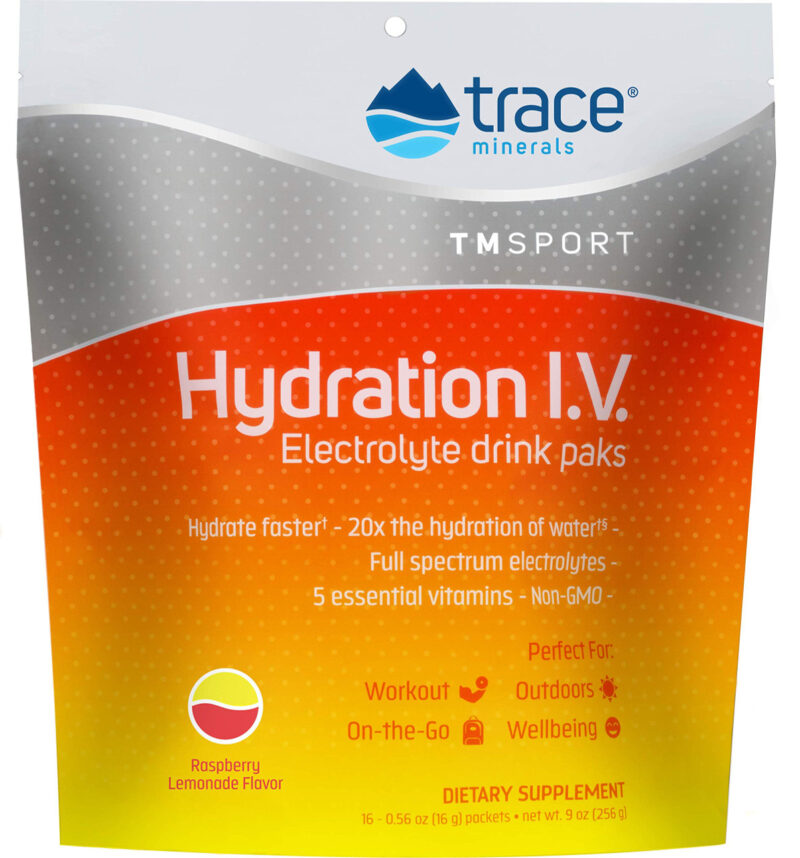 Trace Minerals Hydration I.V. POWDER Raspberry Lemonade