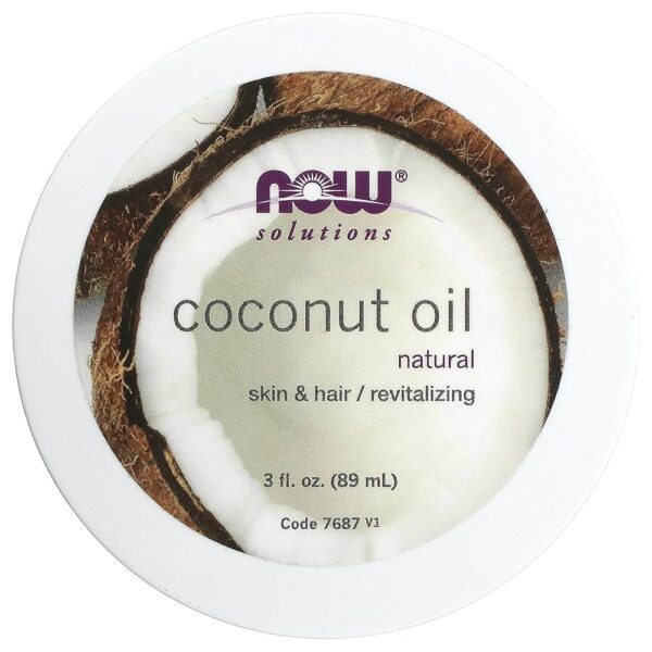 NOW Foods COCONUT OIL TRAVEL SIZE 3 OZ