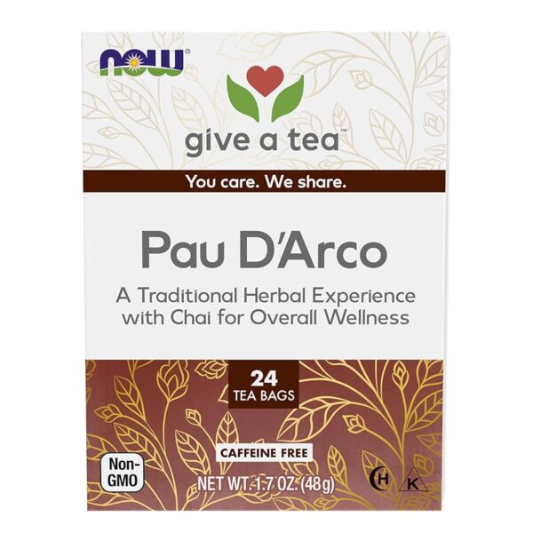 NOW Foods PAU D'ARCO TEA BAGS 24 BAGS