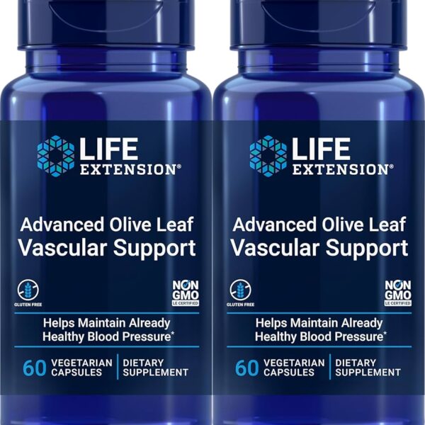 Life Extension Advanced Olive Leaf Vascular Support 60 vegetarian capsules
