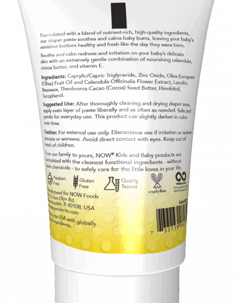 NOW Foods DIAPER BUTTER PASTE 2 OZ
