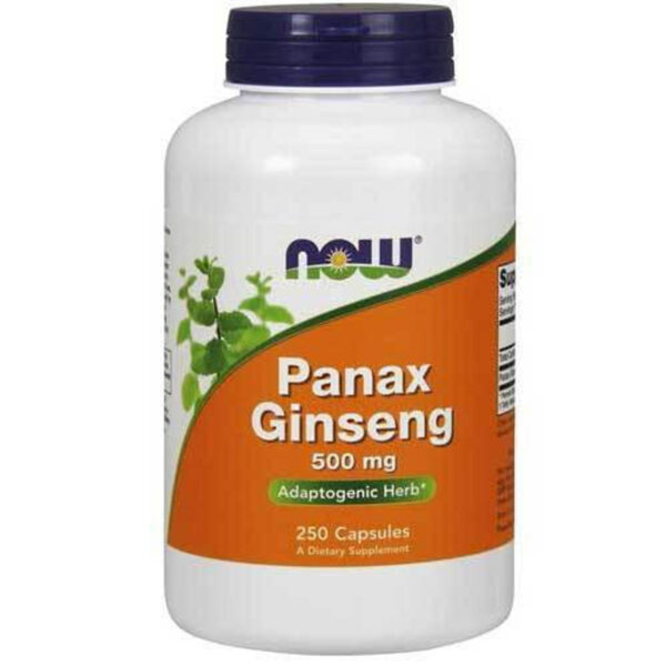 NOW Foods PANAX GINSENG 500 mg 250 VCAPS