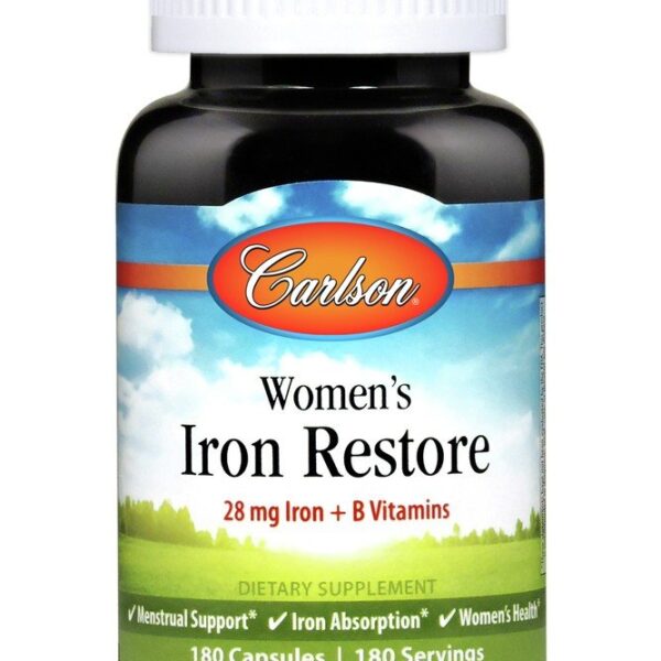 Carlson Laboratories Women's Iron Restore 180 Caps