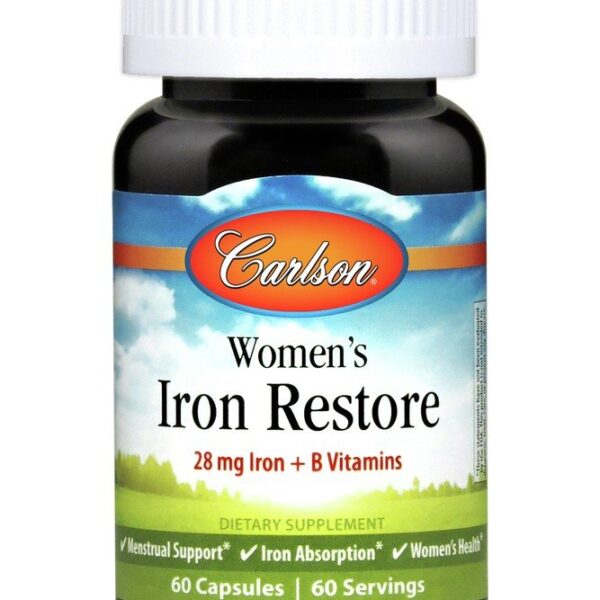 Carlson Laboratories Women's Iron Restore 60 Caps