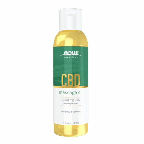 NOW Foods CBD MASSAGE OIL 4 FL. OZ.