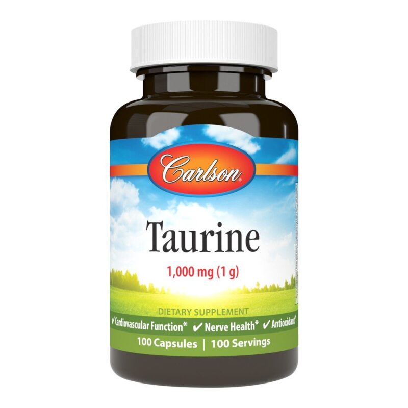 Carlson Laboratories Taurine 100 Capsules