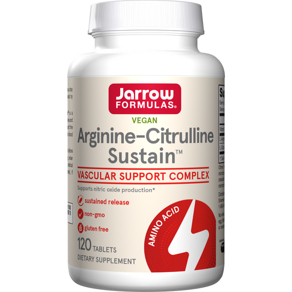 Jarrow Formulas Arginine-Citrulline Sustain 120 TABS
